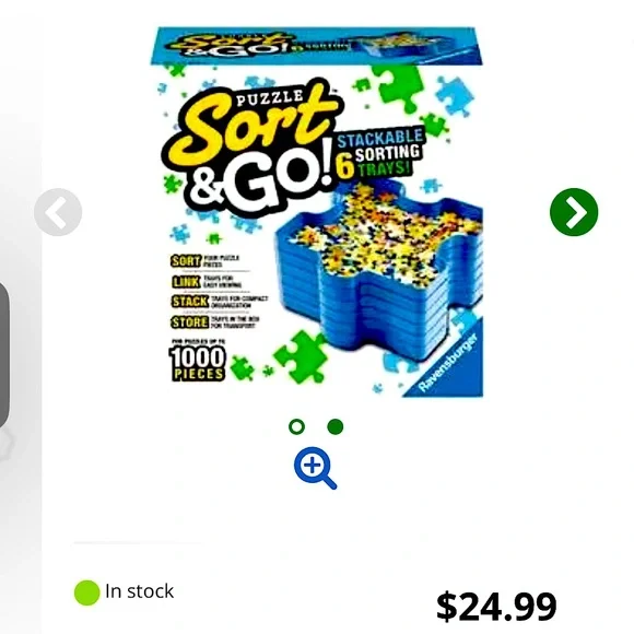 RAVENSBURGER ‘Stand/Show/Sort & Go’ Puzzle Accessory Trio - Set of 3